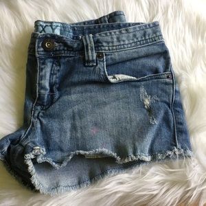 Roxy Distressed Cut-off Shorts